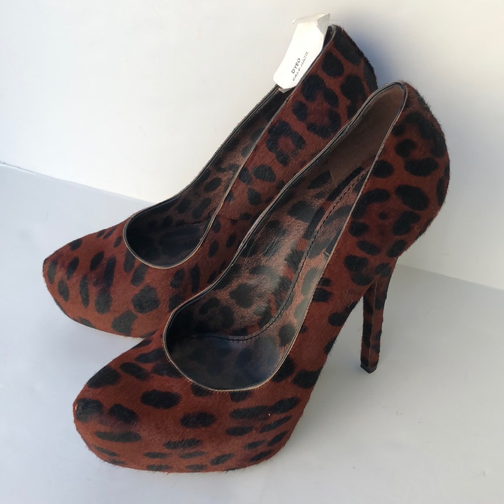 Dolce & Gabbana Dyed Calf Hair Platform Pumps